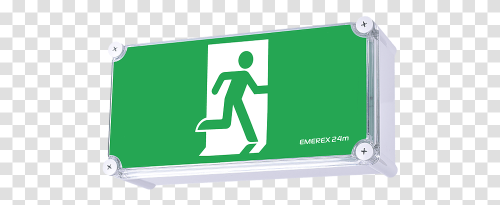 Cyclone Led Wall Mount Weatherproof Ip67 Ik10 Exit Light Entry And Exit Sign, Symbol, Road Sign, Moving Van, Vehicle Transparent Png