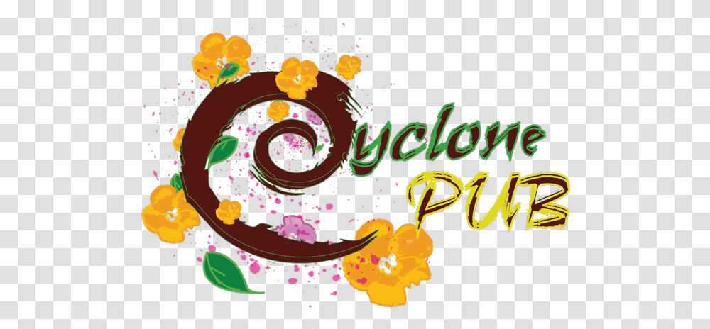 Cyclone Pub Cyclone Pub Logo, Floral Design, Pattern Transparent Png