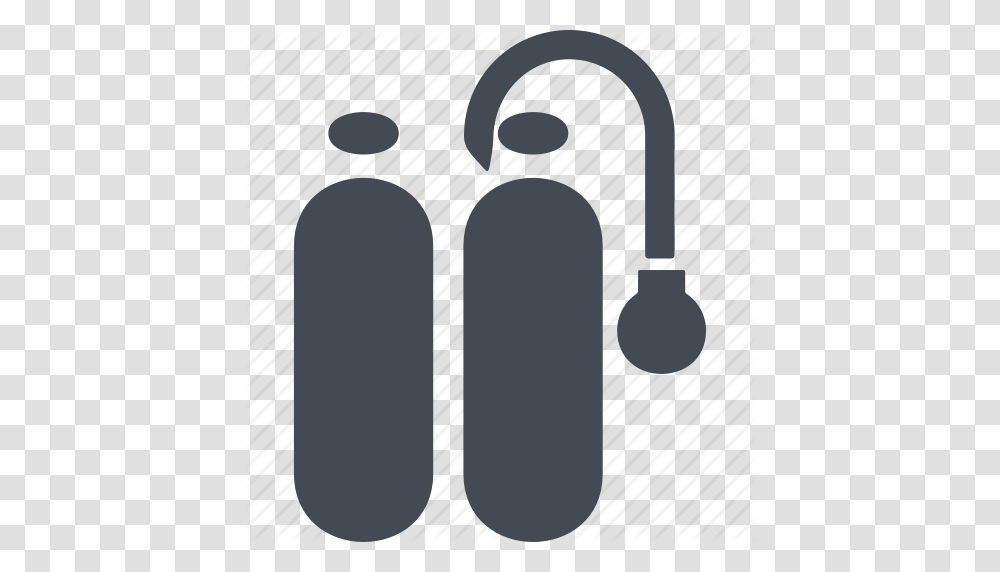 Cylinders Diving Oxygen Cylinders Scuba Gear Icon, Weapon, Weaponry, Bomb, Cowbell Transparent Png