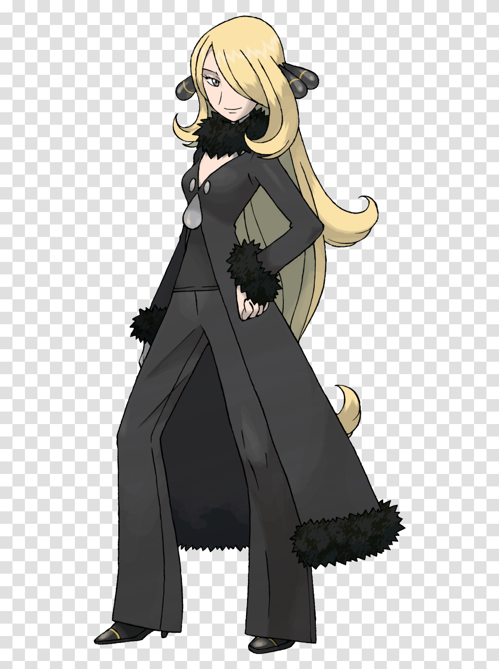 Cynthia Bulbapedia The Communitydriven Pokmon Encyclopedia Cynthia Pokemon, Clothing, Apparel, Manga, Comics Transparent Png