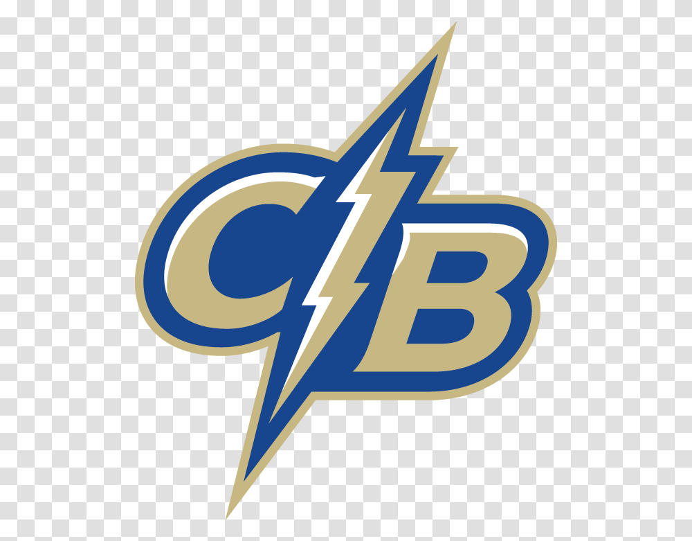 Cypress Bay High School Esports Cypress Bay Lightning Logo, Symbol, Trademark, Text, Outdoors Transparent Png