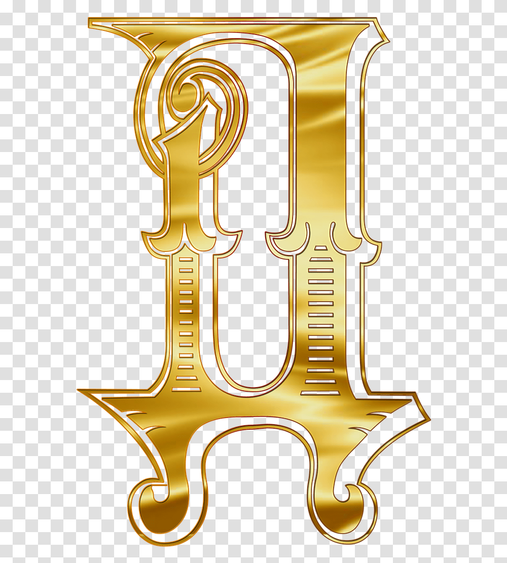 Cyrillic Letter D, Alphabet, Gold Transparent Png