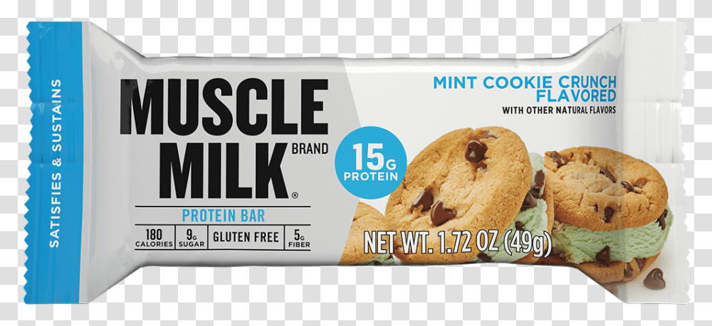 Cytosport Protein Bar Mint Cookie Crunch Muscle Milk Protein Bars Birthday Cake, Food, Plant, Burger Transparent Png