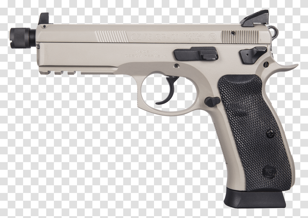 Cz 75 Sp 01 Urban Grey, Gun, Weapon, Weaponry, Handgun Transparent Png