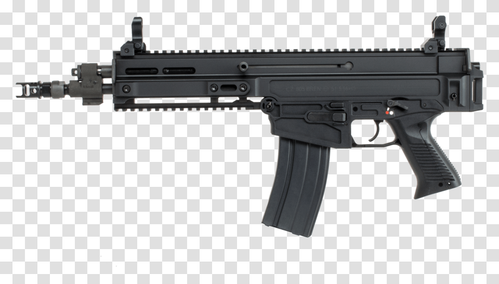 Cz Bren S1 Pistol, Gun, Weapon, Weaponry, Rifle Transparent Png