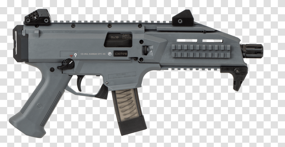 Cz Scorpion Od Green, Gun, Weapon, Weaponry, Rifle Transparent Png