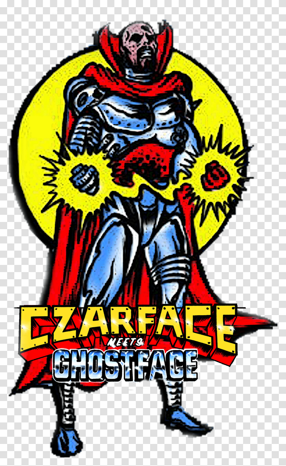 Czarface Meets Ghostface Shirts Cartoon Transparent Png