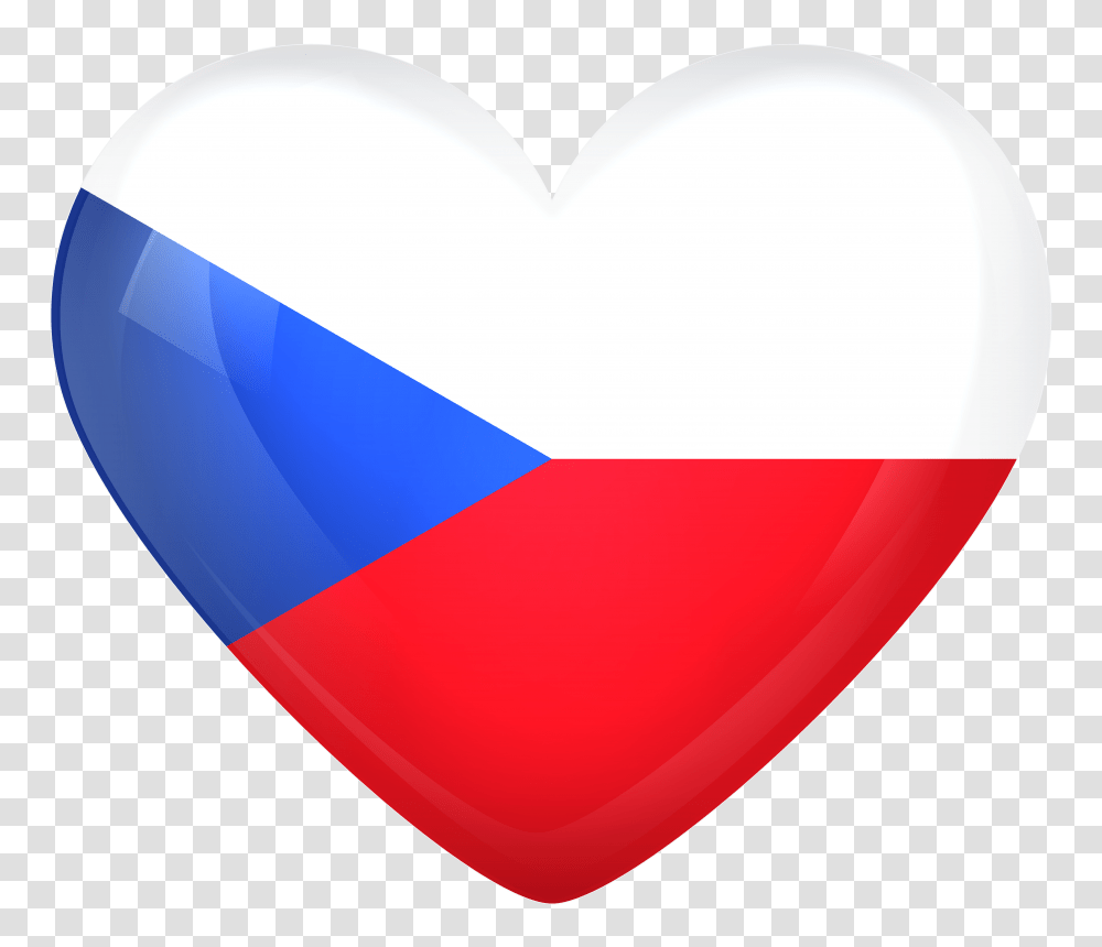 Czech Republic Large Heart, Balloon Transparent Png