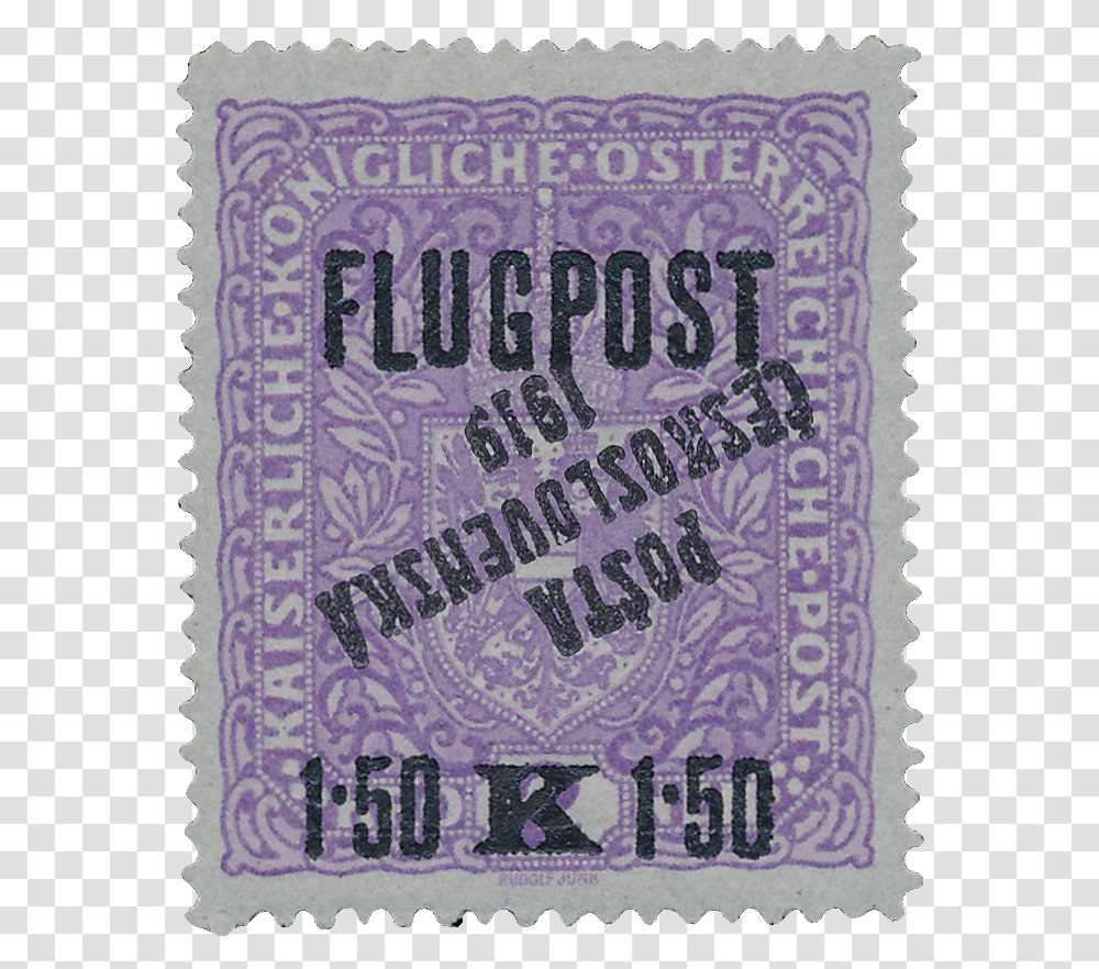 Czechoslovak Republic 1919 2h Blue Mercury In A Block Postage Stamp, Rug Transparent Png