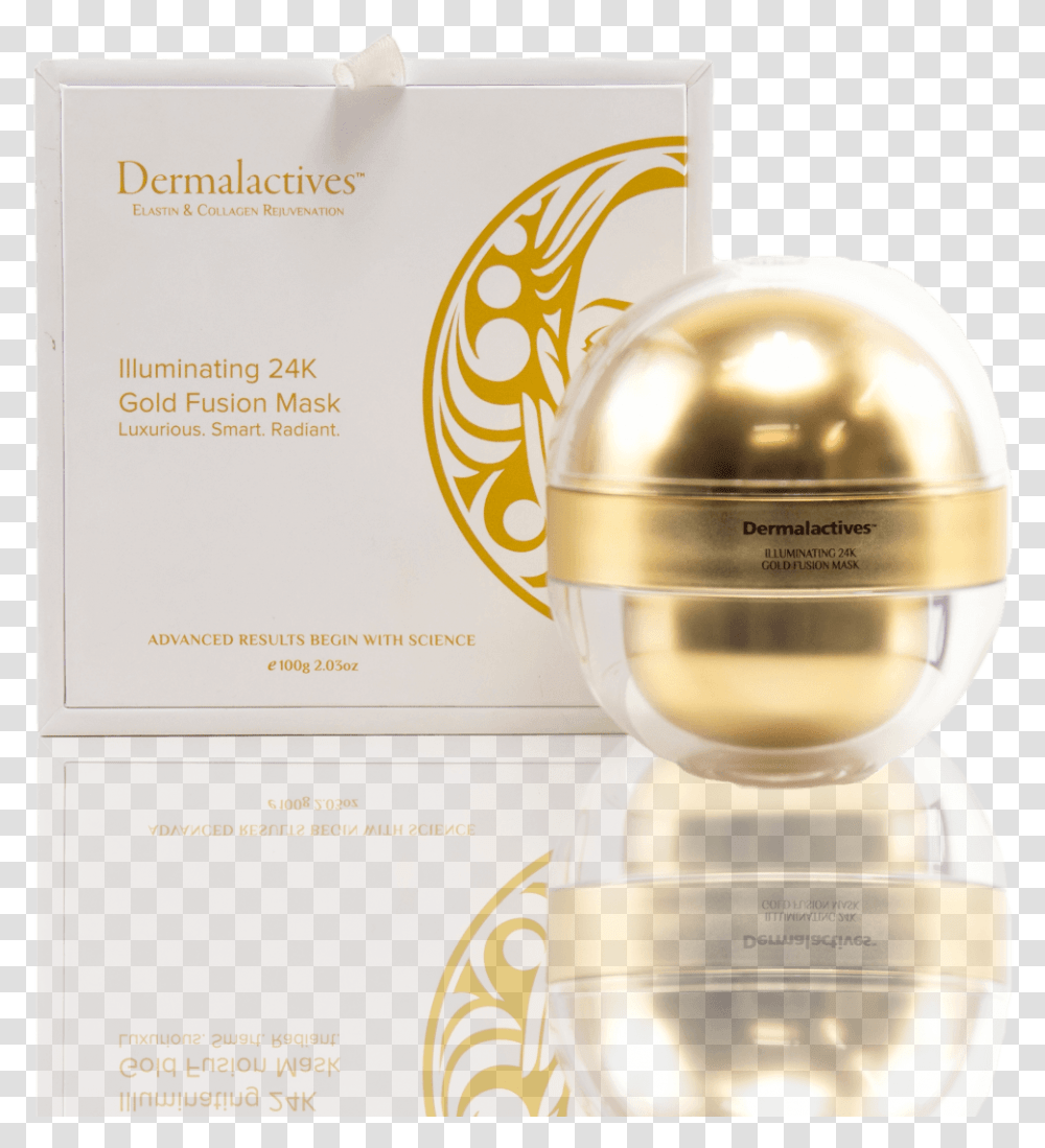 D 24 Illuminating Gold Fusion Mask Perfume, Helmet, Bottle, Mixer, Sphere Transparent Png