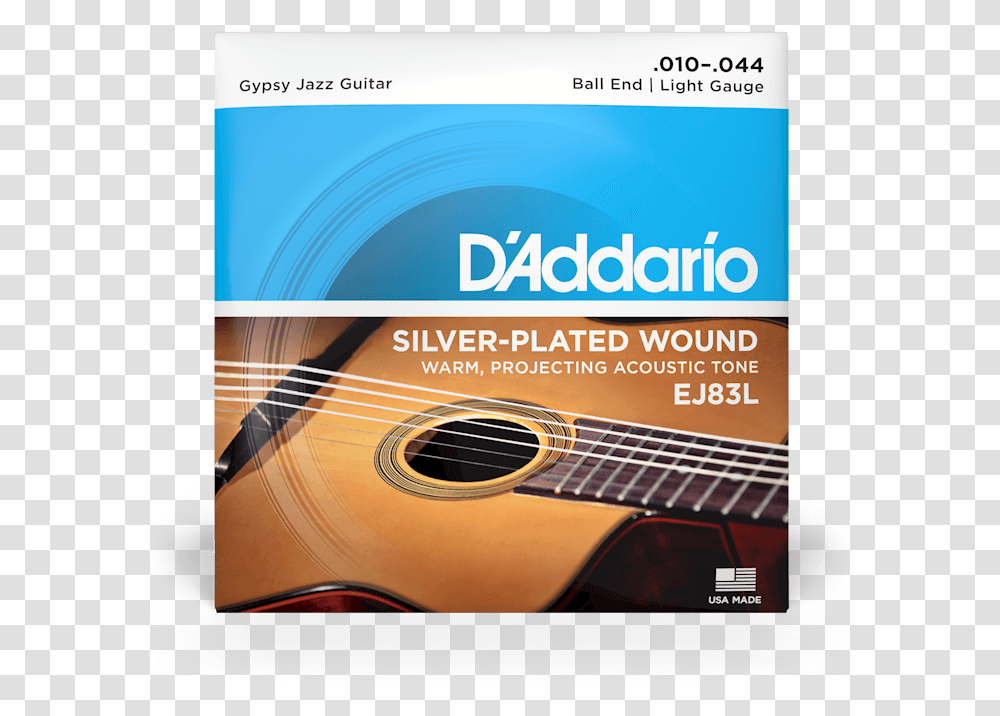 D Addario Gypsy Jazz Strings, Guitar, Leisure Activities, Musical Instrument, Poster Transparent Png