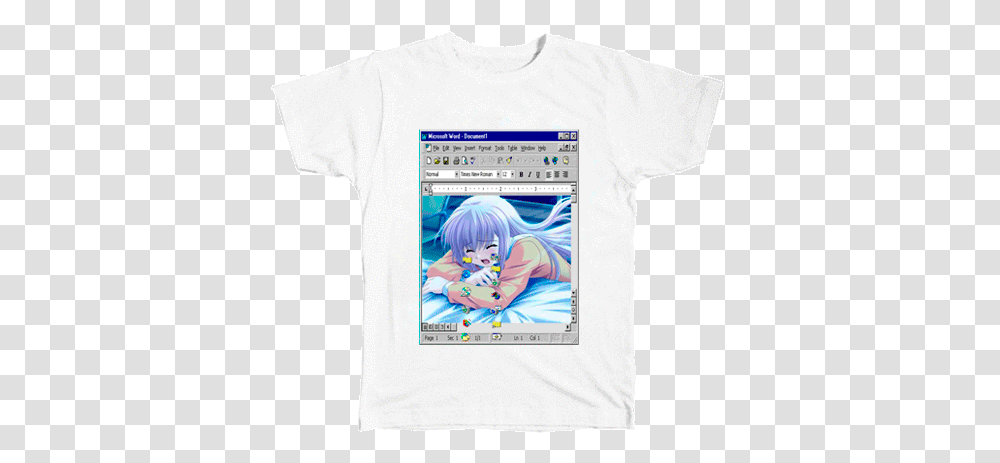 D Anime Tears Crying Girls Windows 98 Print T Shirt Anime Girl Crying, Clothing, Apparel, T-Shirt, Person Transparent Png