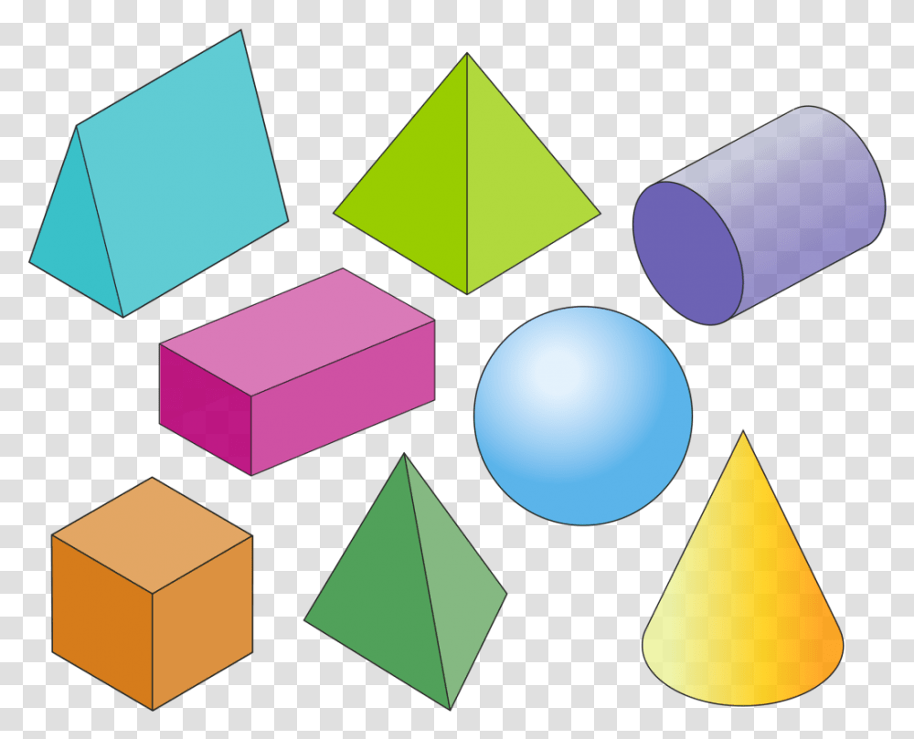D Clip Art With Vector And 3d Shapes Clipart, Lamp, Triangle, Diagram Transparent Png
