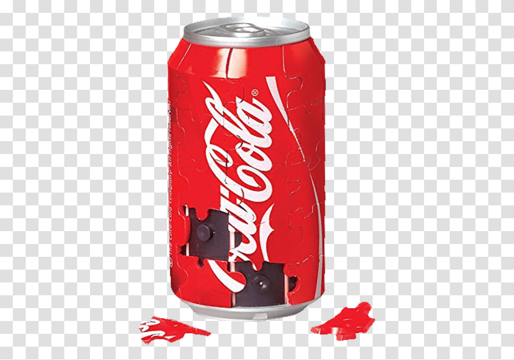 D Coke Can Puzzle Coca Cola Puzzle Can, Beverage, Drink Transparent Png