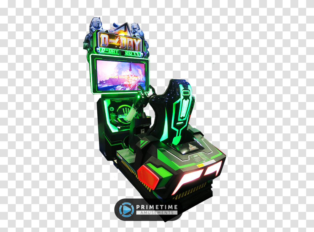 D Day 2077 Arcade Vr Simulator By Unis Robot, Arcade Game Machine, Helmet, Apparel Transparent Png