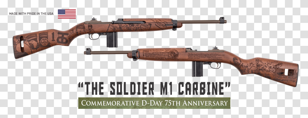 D Day Weapons Allied M1 Carbine, Weaponry, Gun, Shotgun, Rifle Transparent Png
