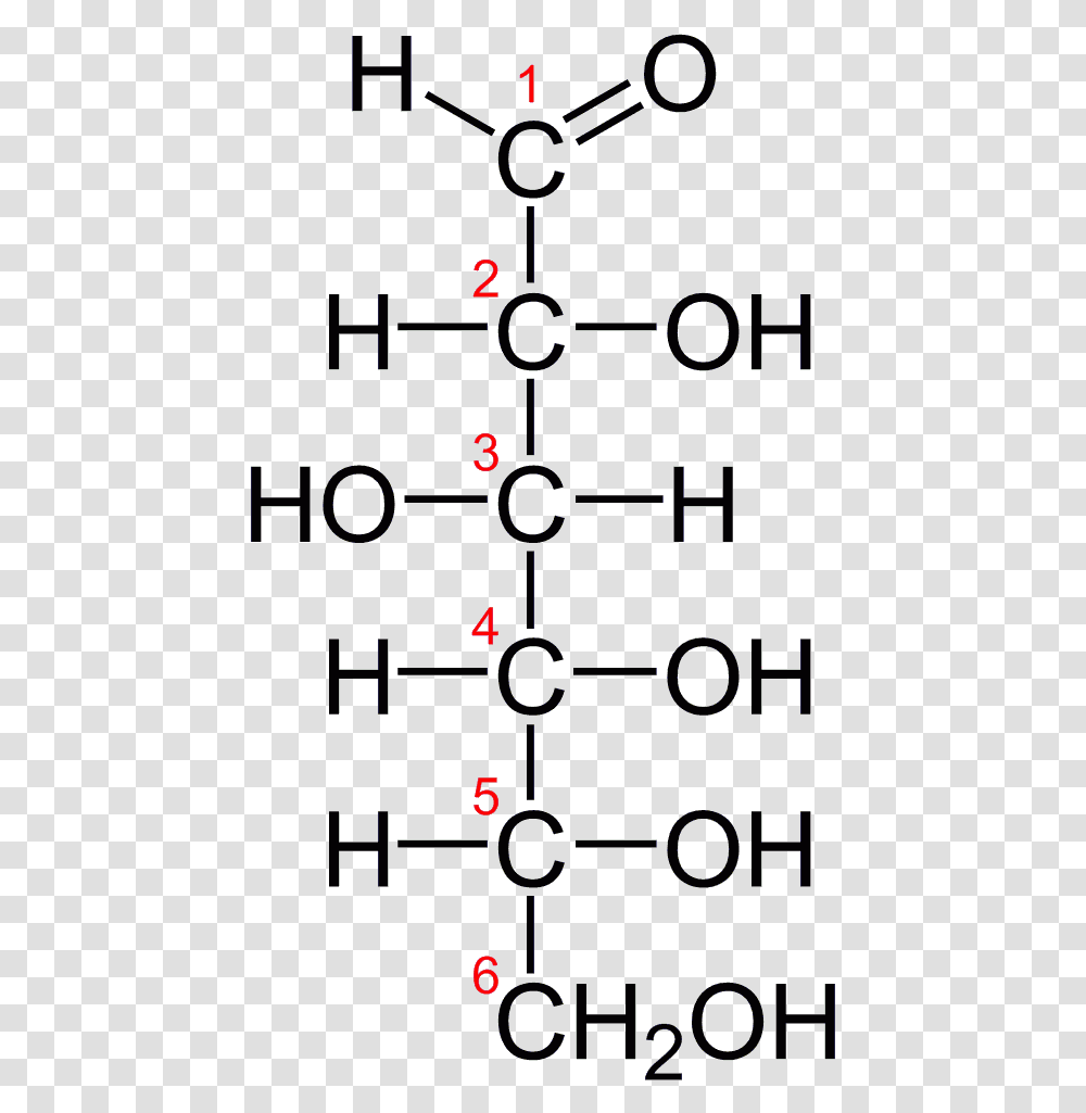 D Glucose Chain 2d Fischer, Cooktop, Indoors, Shower Faucet Transparent Png