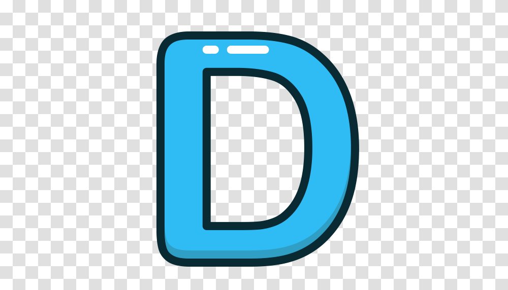 D Letter Clipart, Number, Alphabet Transparent Png