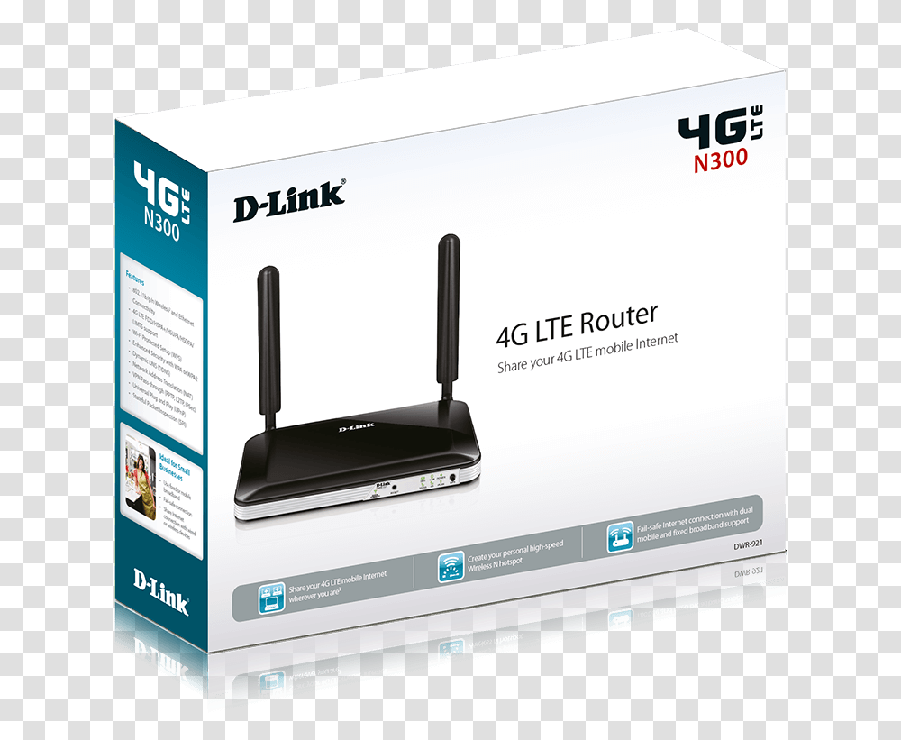 D Link N300 4g Lte Router, Hardware, Electronics, Modem Transparent Png