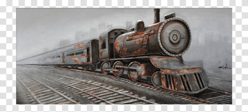 D Locomotive Art, Train, Vehicle, Transportation, Wheel Transparent Png