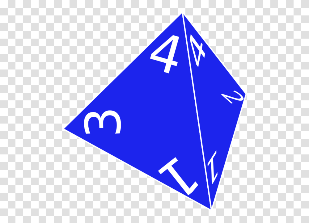 D Mm Portail Ludique 4 Sided Die, Triangle, Toy, Kite Transparent Png
