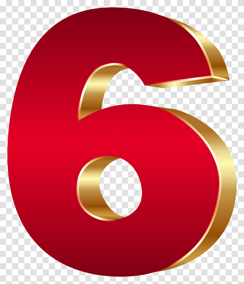 D Number Six, Alphabet, Disk Transparent Png