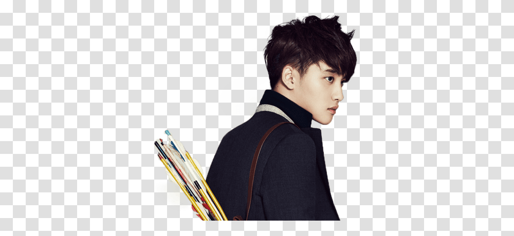 D O Member Of Exo Profile And Facts Kpopping, Person, Human, Arrow Transparent Png
