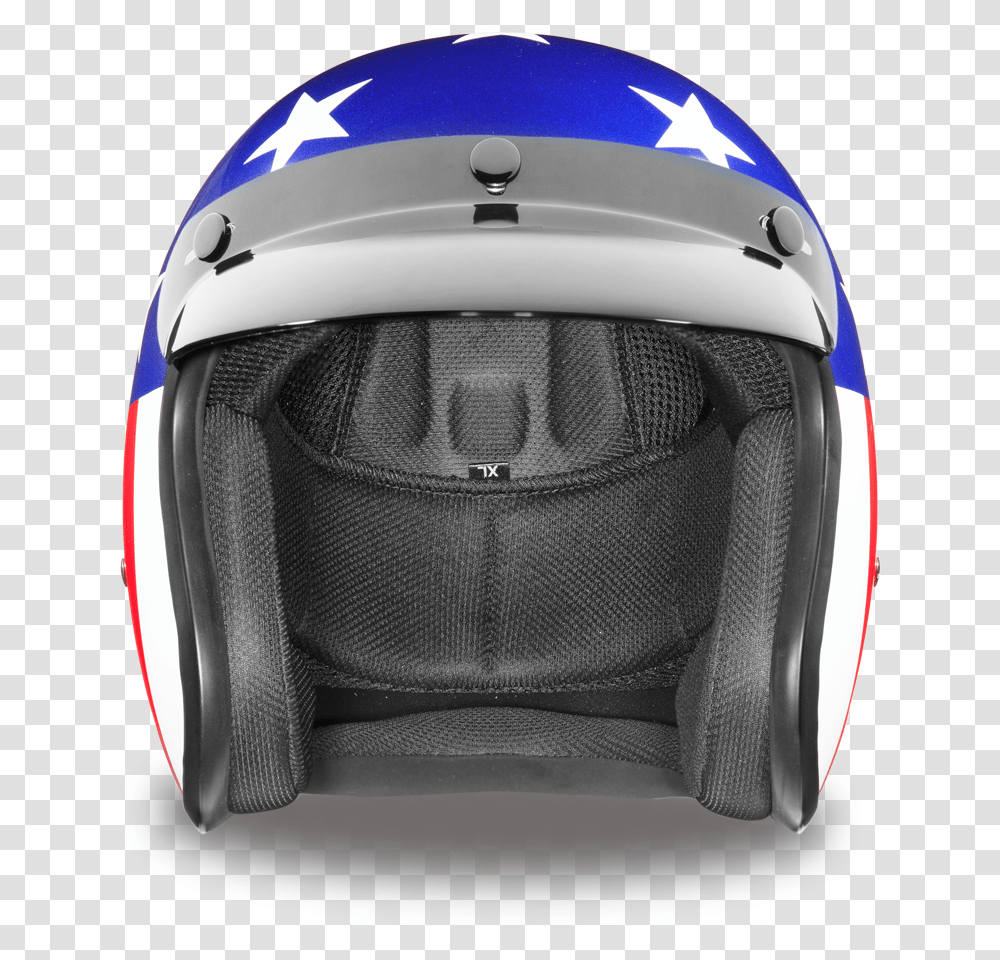 D O T Cruiser Captain America HelmetClass Motorcycle Helmet, Apparel, Crash Helmet Transparent Png