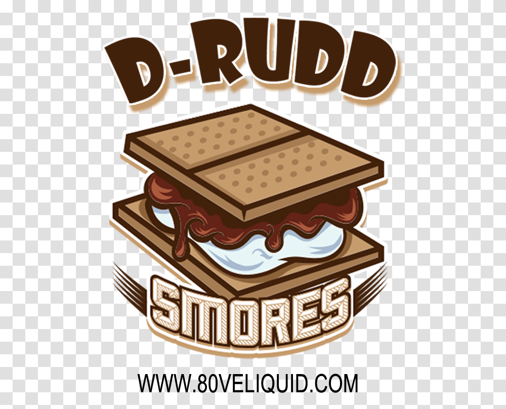 D Rudd Graham Cracker D Rudd Liquido, Label, Food, Dessert Transparent Png