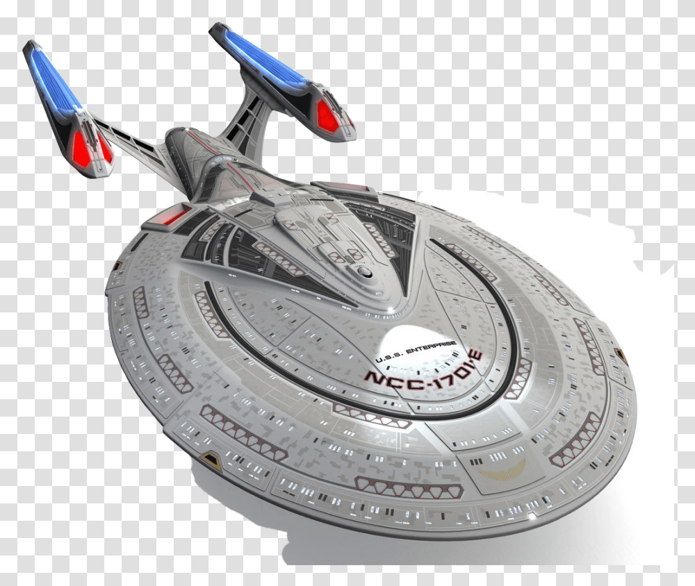 D Uss Enterprise Clip Stock 11400 Scale Star Star Trek Enterprise E, Spaceship, Aircraft, Vehicle, Transportation Transparent Png
