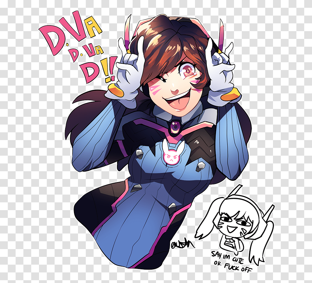 D Va Background, Comics, Book, Manga, Person Transparent Png