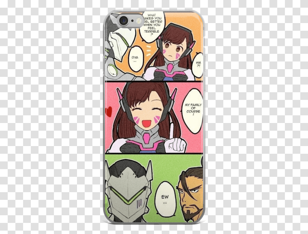 D Va Genji Comics, Book, Person, Human, Manga Transparent Png