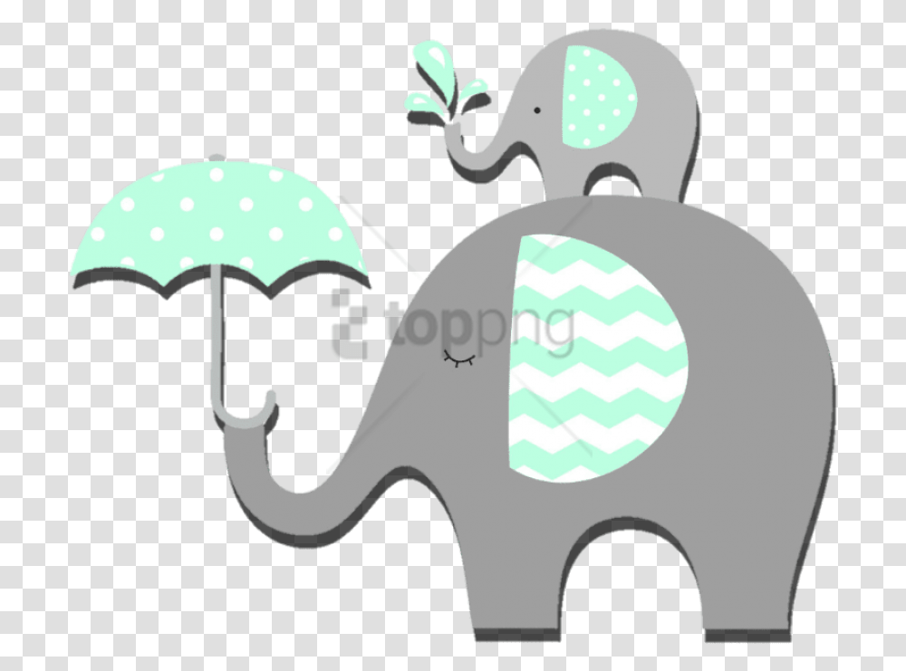 D20 Clipart Background Baby Shower Clipart, Wildlife, Animal, Mammal, Elephant Transparent Png