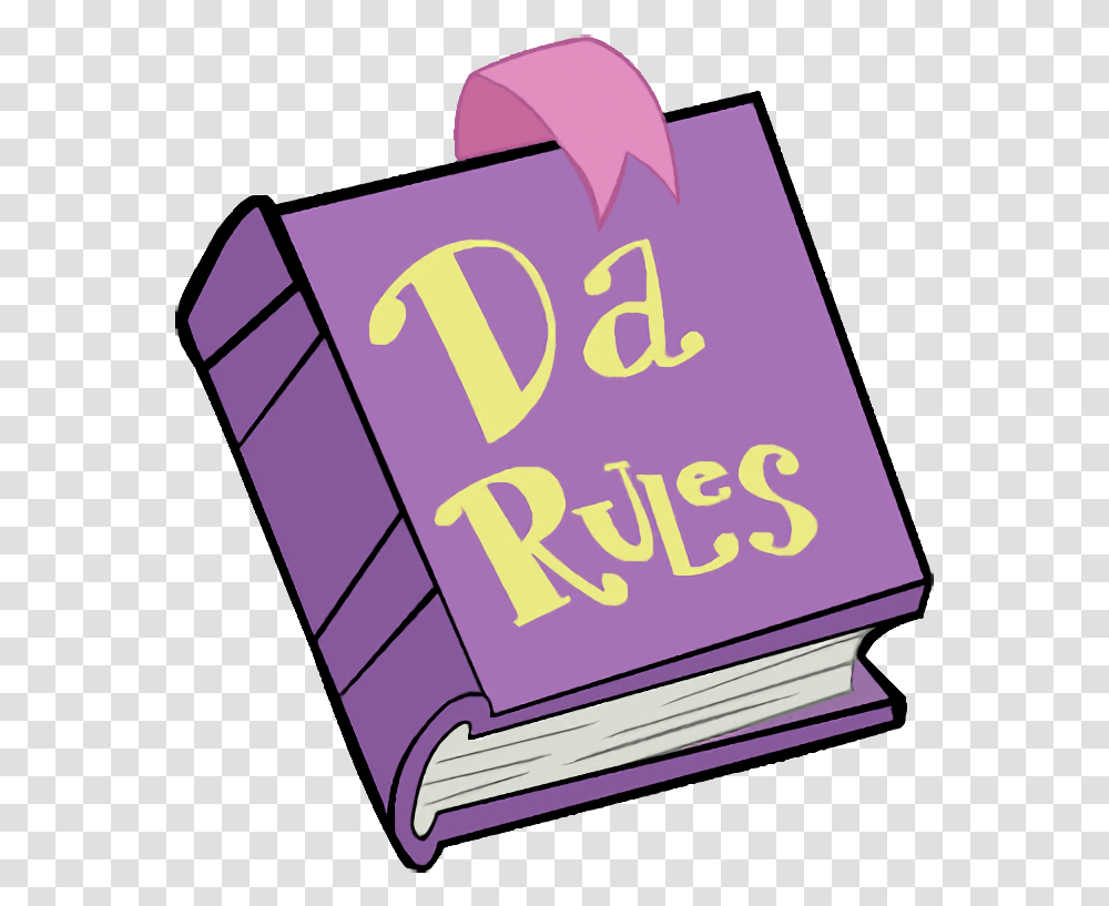 Da Rules Book Image Fairly Oddparents Da Rules, Text, Paper, Novel, Diary Transparent Png