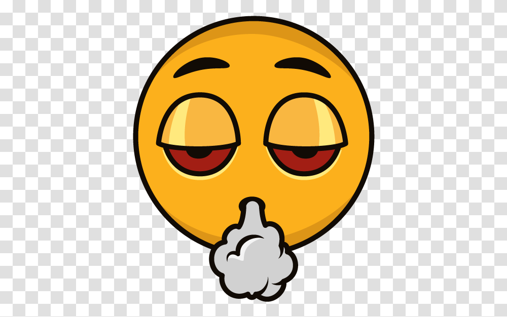 Dab Emoji Smoke Weed Emoji, Halloween, Pac Man Transparent Png
