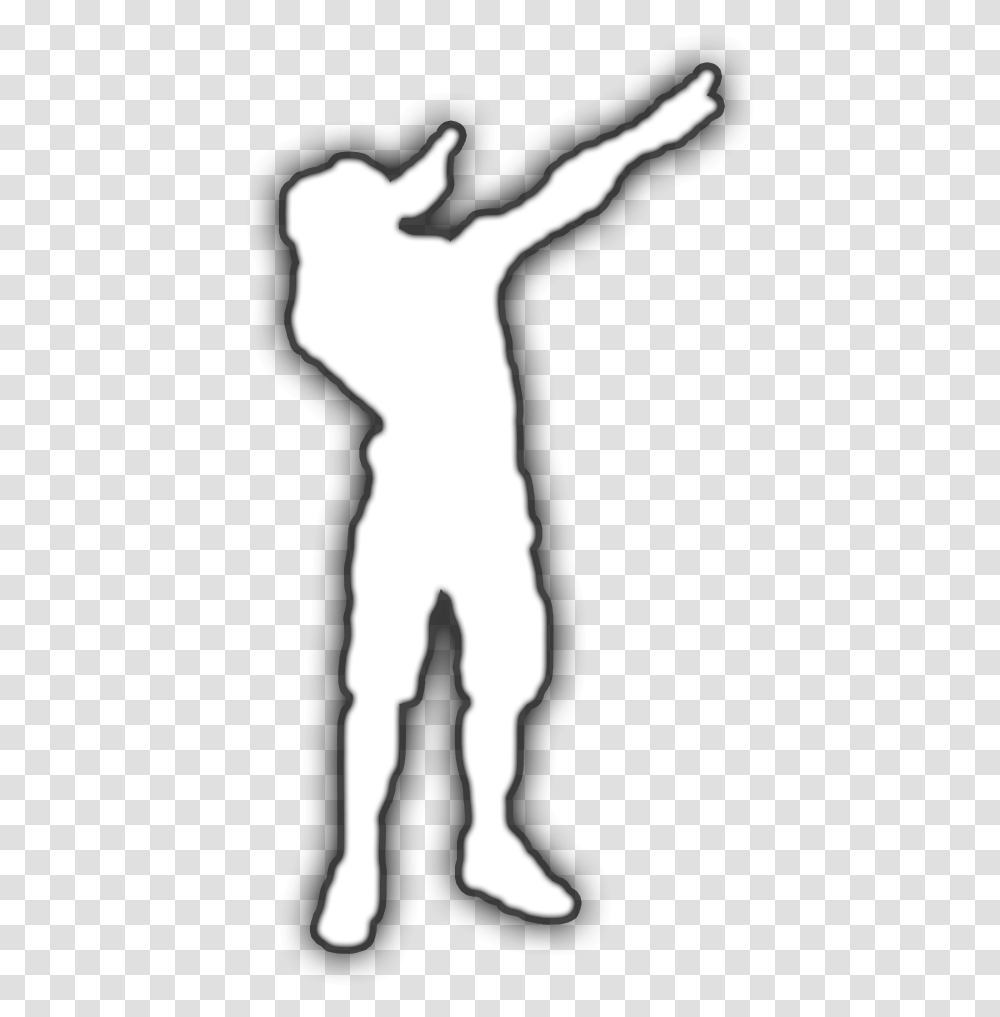 Dab, Person, Silhouette, People, Hand Transparent Png