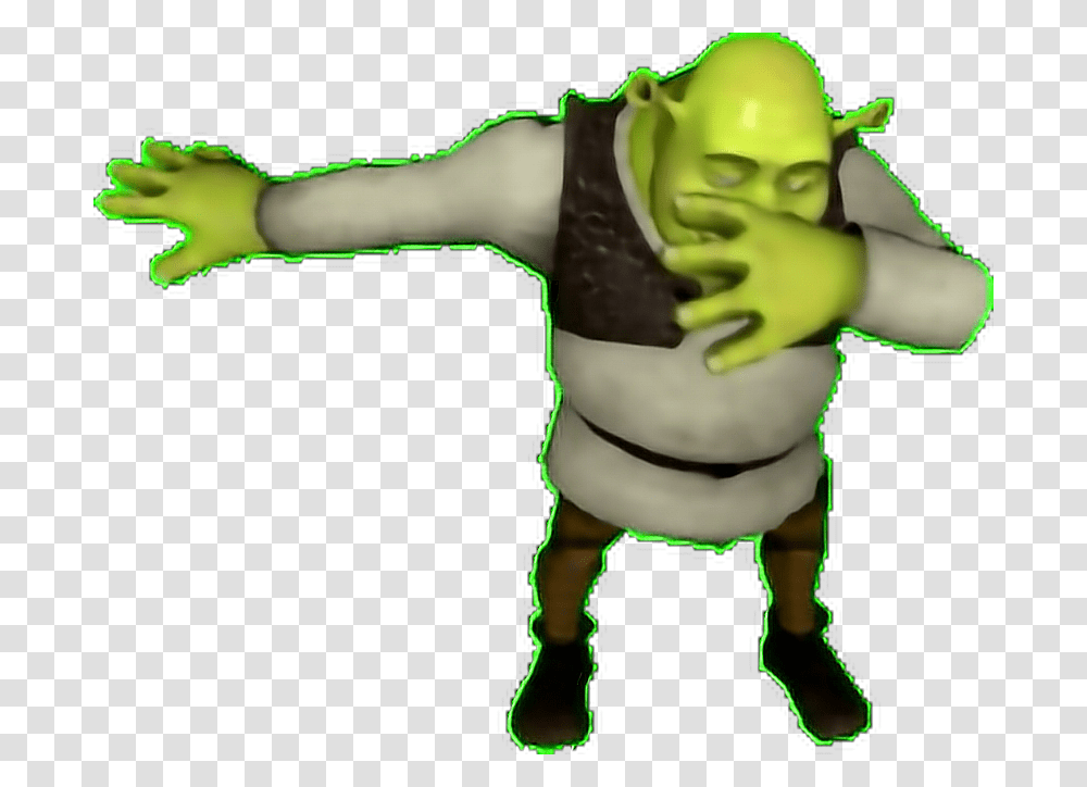 Dab Shrek Picture Dab Shrek, Person, Animal, Mammal, Face Transparent Png