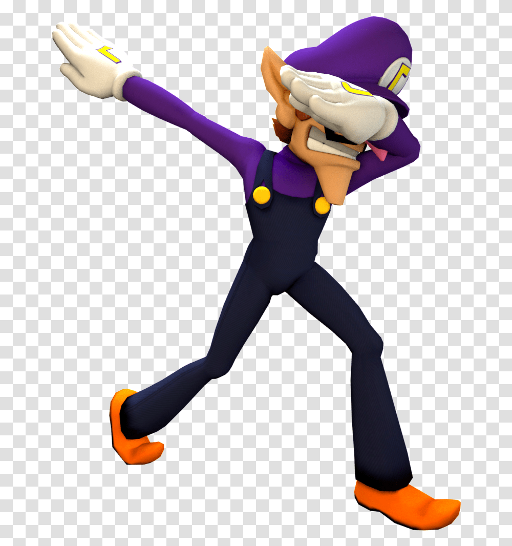 Dab Waluigi, Person, Costume, Leisure Activities, People Transparent Png