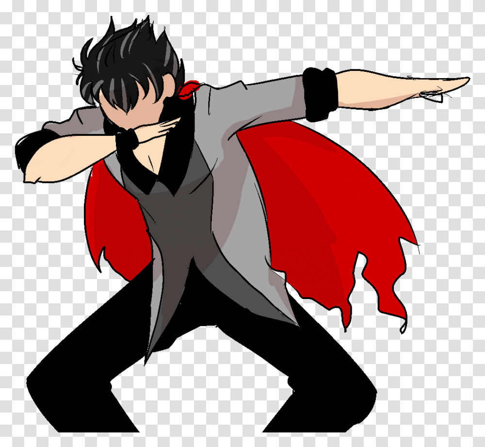 Dabbing Drunkle By Asksnowbird Rwby Qrow Dab, Performer, Person, Human, Dance Pose Transparent Png