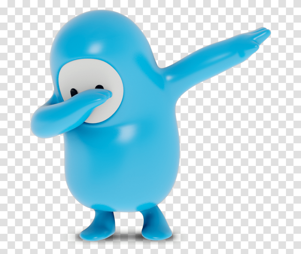 Dabbing Fall Guy Duck, Toy, Piggy Bank, Figurine, Animal Transparent Png