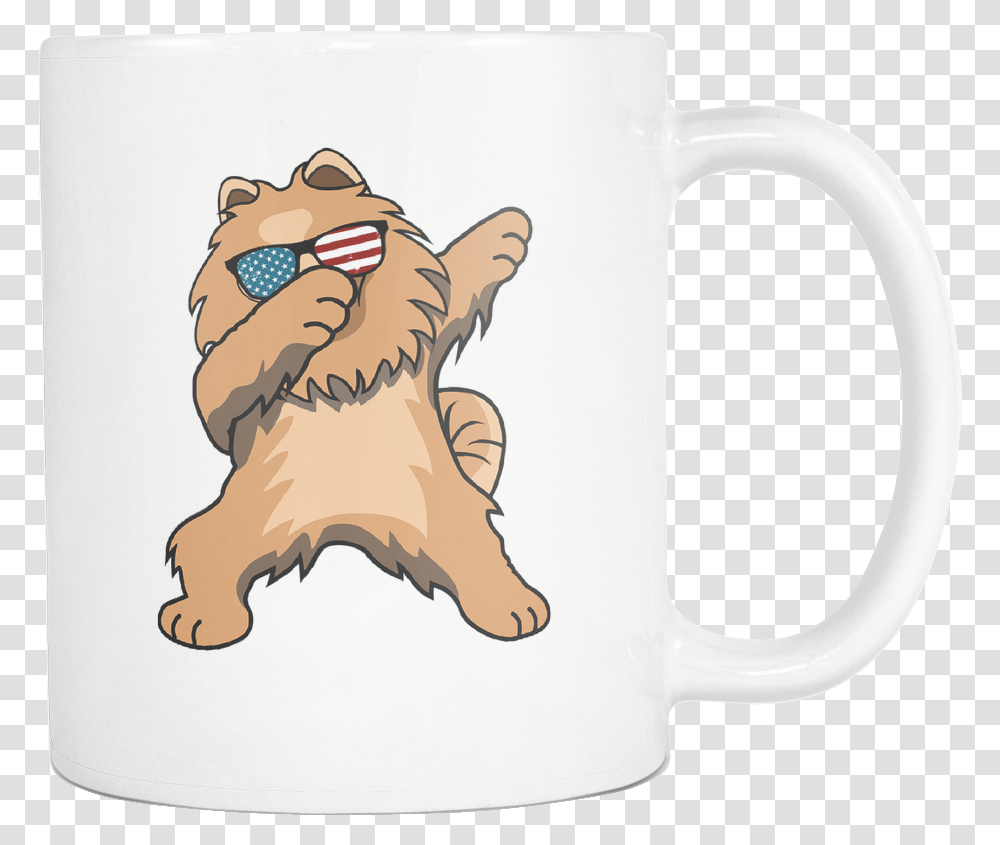 Dabbing Pomeranian Dog America Flag Grizzly Bear, Coffee Cup, Sunglasses, Accessories, Accessory Transparent Png