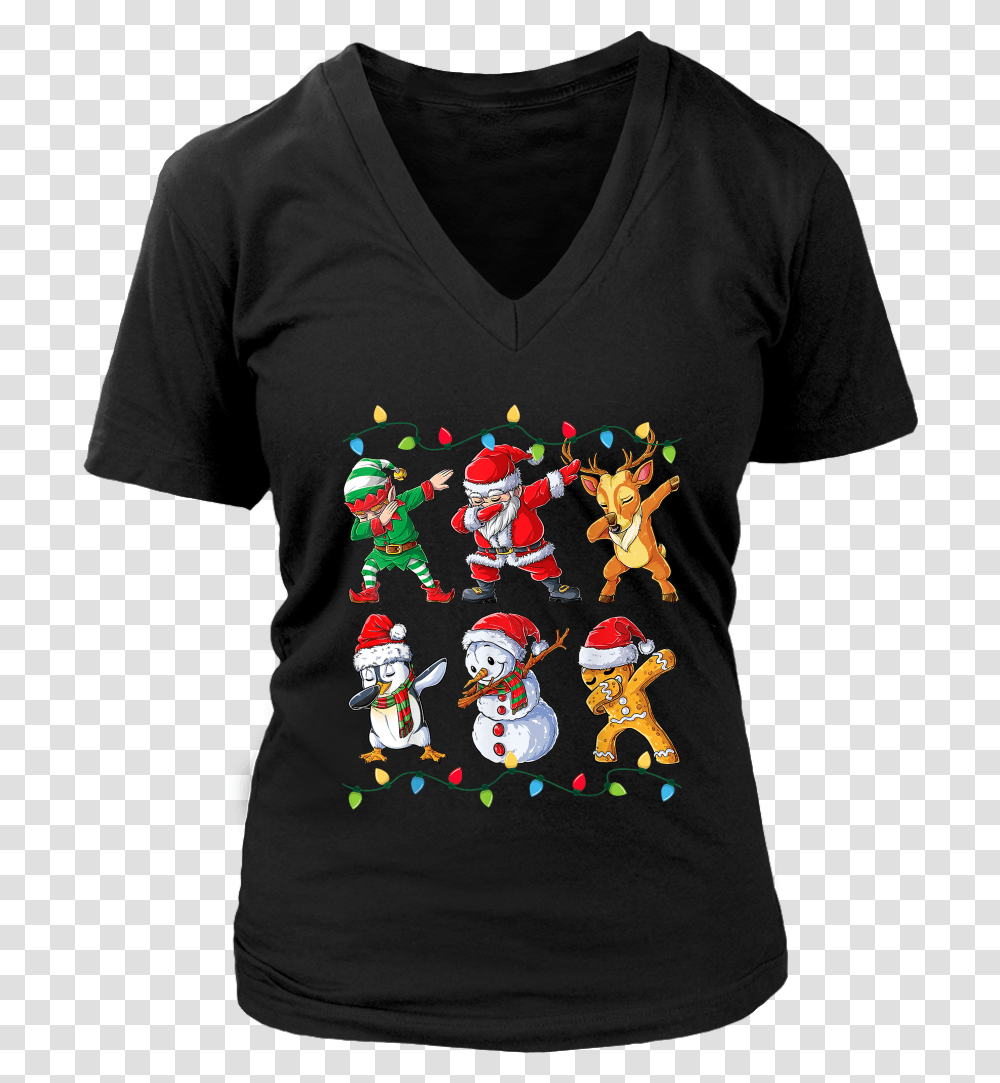 Dabbing Santa Elf Snowman Reindeer Gingerbread Penguin Merry Christmas Boys, Apparel, Sleeve, T-Shirt Transparent Png