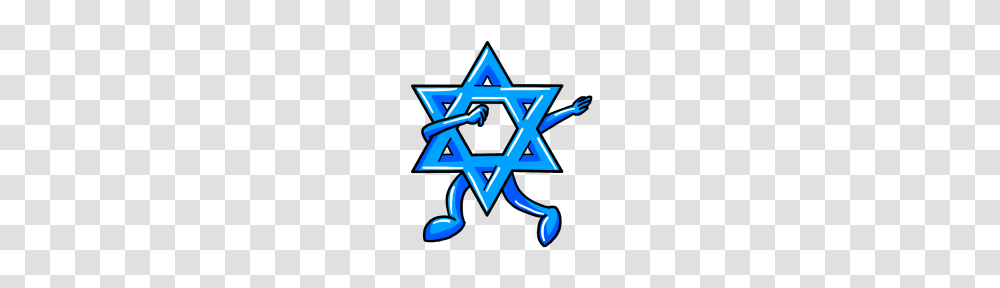 Dabbing Star Of David Jewish Funny Hanukkah, Star Symbol, Cross Transparent Png