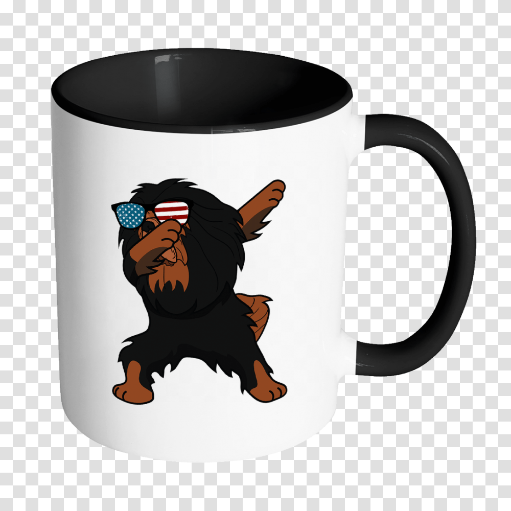 Dabbing Tibetan Mastiff Dog America Flag, Coffee Cup, Pet, Canine, Animal Transparent Png