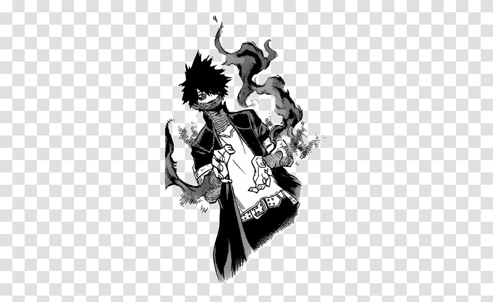 Dabi Because I Just Love His Character Dabi Manga Vs Anime, Person, Comics, Book, Samurai Transparent Png