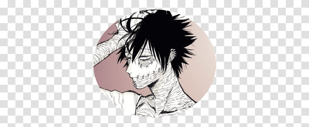 Dabi Touya Todoroki Bnha Anime Manga Art Dabi Without Shirt, Comics, Book, Person, Human Transparent Png