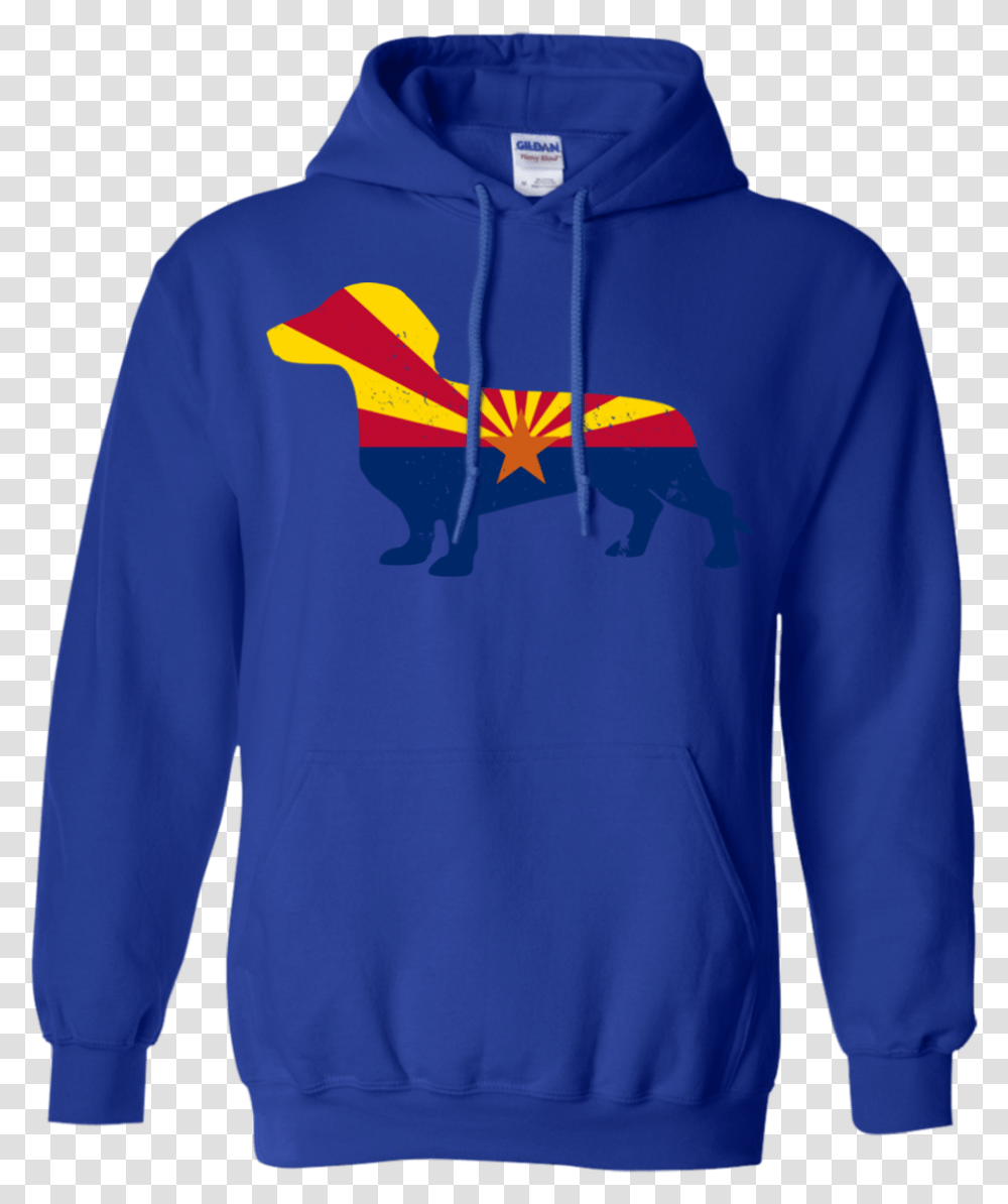 Dachshund Arizona Flag Pullover Hoodie 8 Oz T Shirt, Apparel, Sweatshirt, Sweater Transparent Png