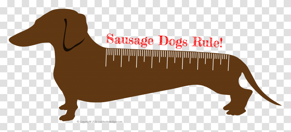 Dachshund Clipart Sausage Dog Sausagedogs, Plot, Diagram, Measurements Transparent Png