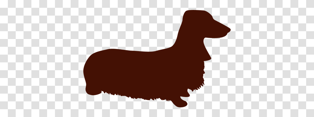 Dachshund Dog Silhouette Dachshund Silhouette, Mammal, Animal, Person, Pet Transparent Png