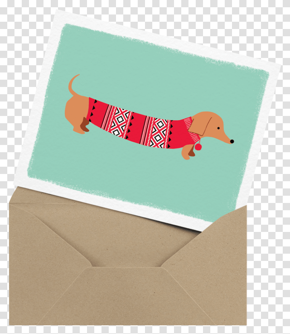 Dachshund, Envelope, Mail, Flag Transparent Png